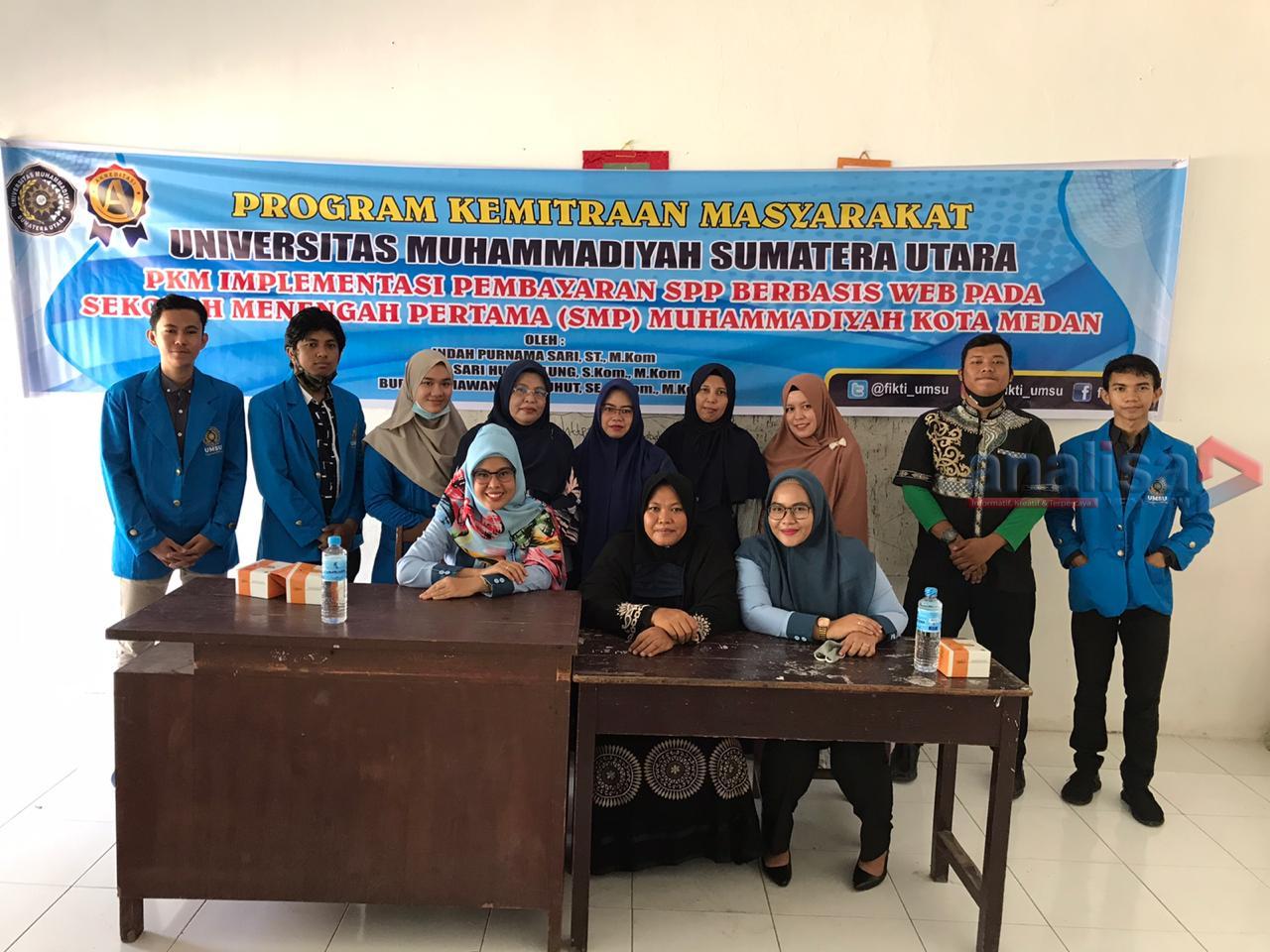 Di Masa Pandemi, Dosen FIK-TI UMSU Rancang Sistem Pembayaran SPP Berbasis WEB