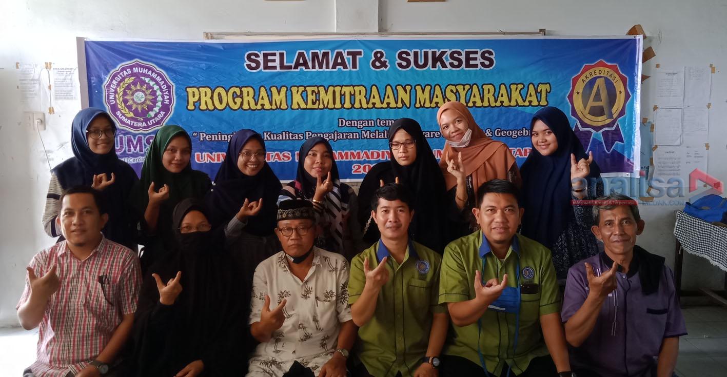 Kreatif, Dosen Pendidikan Matematika FKIP UMSU Gelar Peningkatan Kualitas Pengajaran melalui Software Cabri 3D