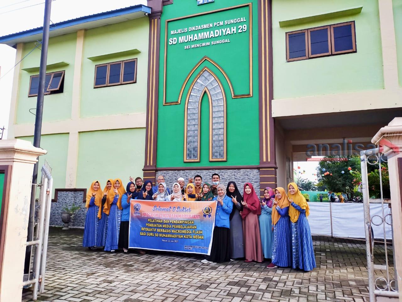 Dosen PGSD UMSU Beri Pelatihan dan Pendampingan Media Interaktif Berbasis Marcomedia Flash