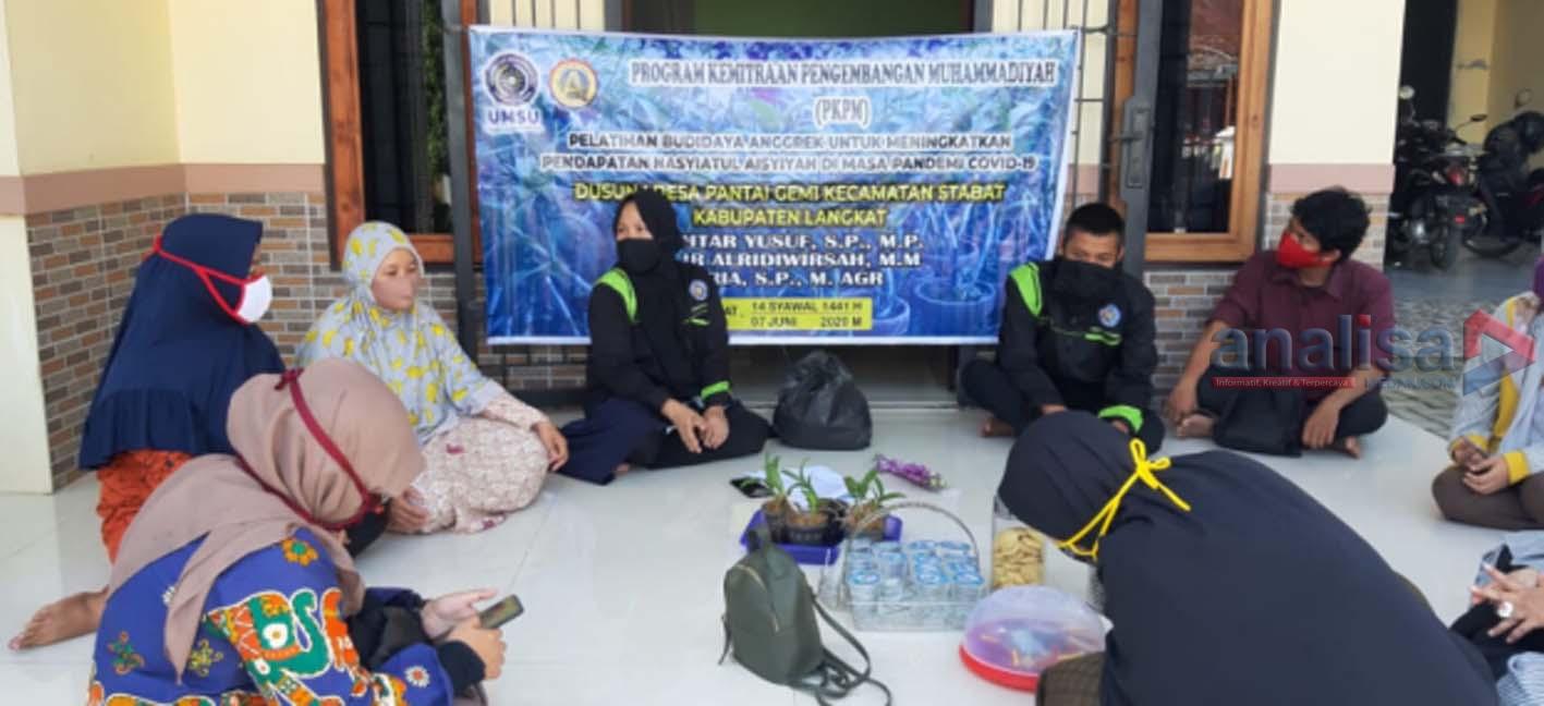 Pelatihan Budidaya Anggrek untuk Tingkatkan Pendapatan NA di Masa Covid-19