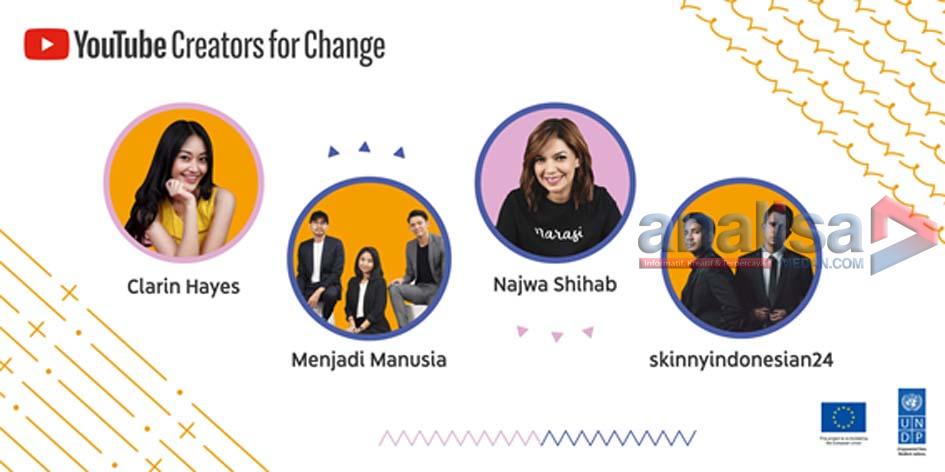 4 Duta YouTube Creators for Change 2020 Rilis Video dan Kampanye Baru. Tentang Apa?