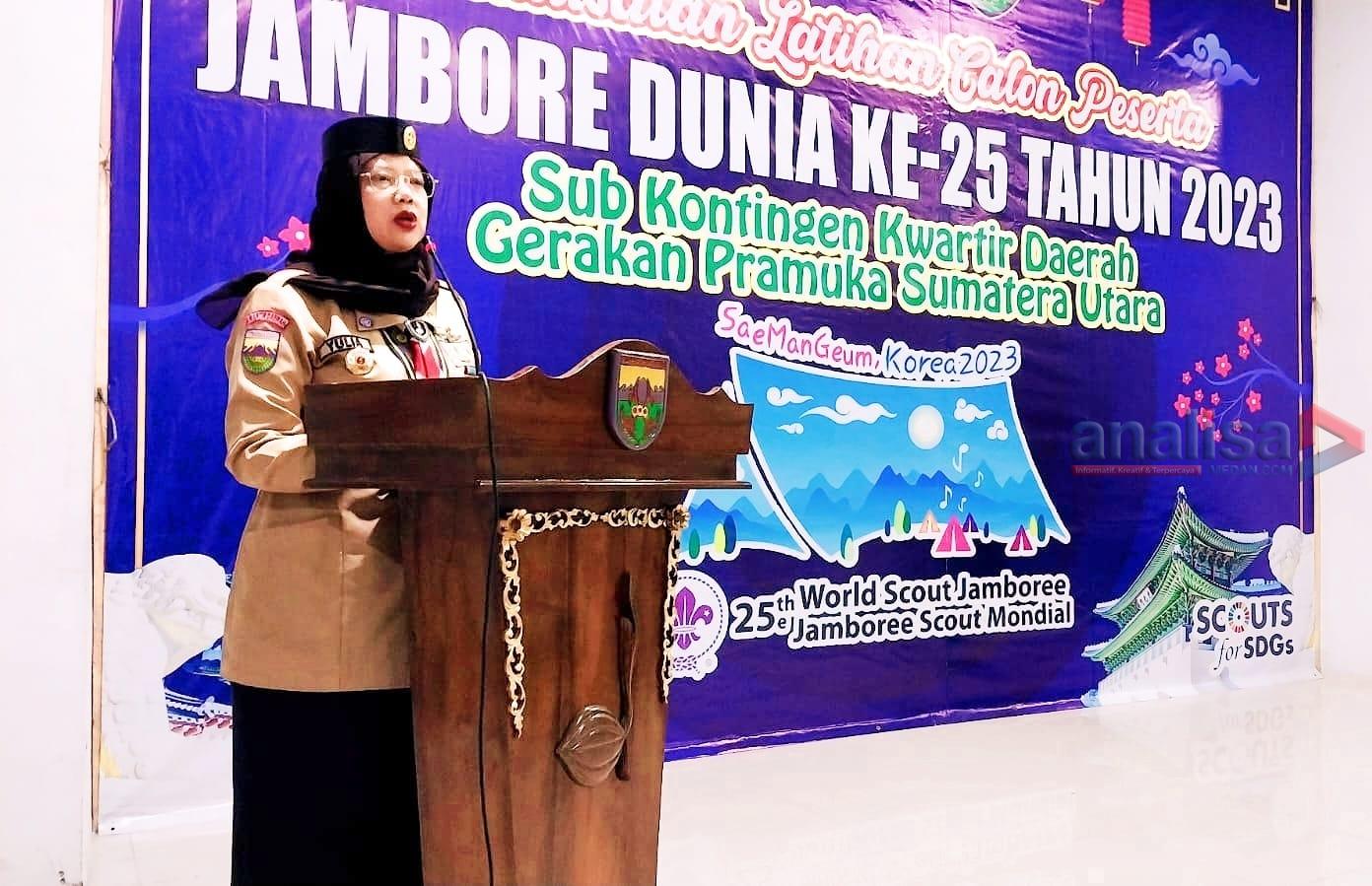 Calon Peserta Jambore Dunia Ikuti Pelatihan: Anggota Pramuka Harus Berani Lakukan Perubahan