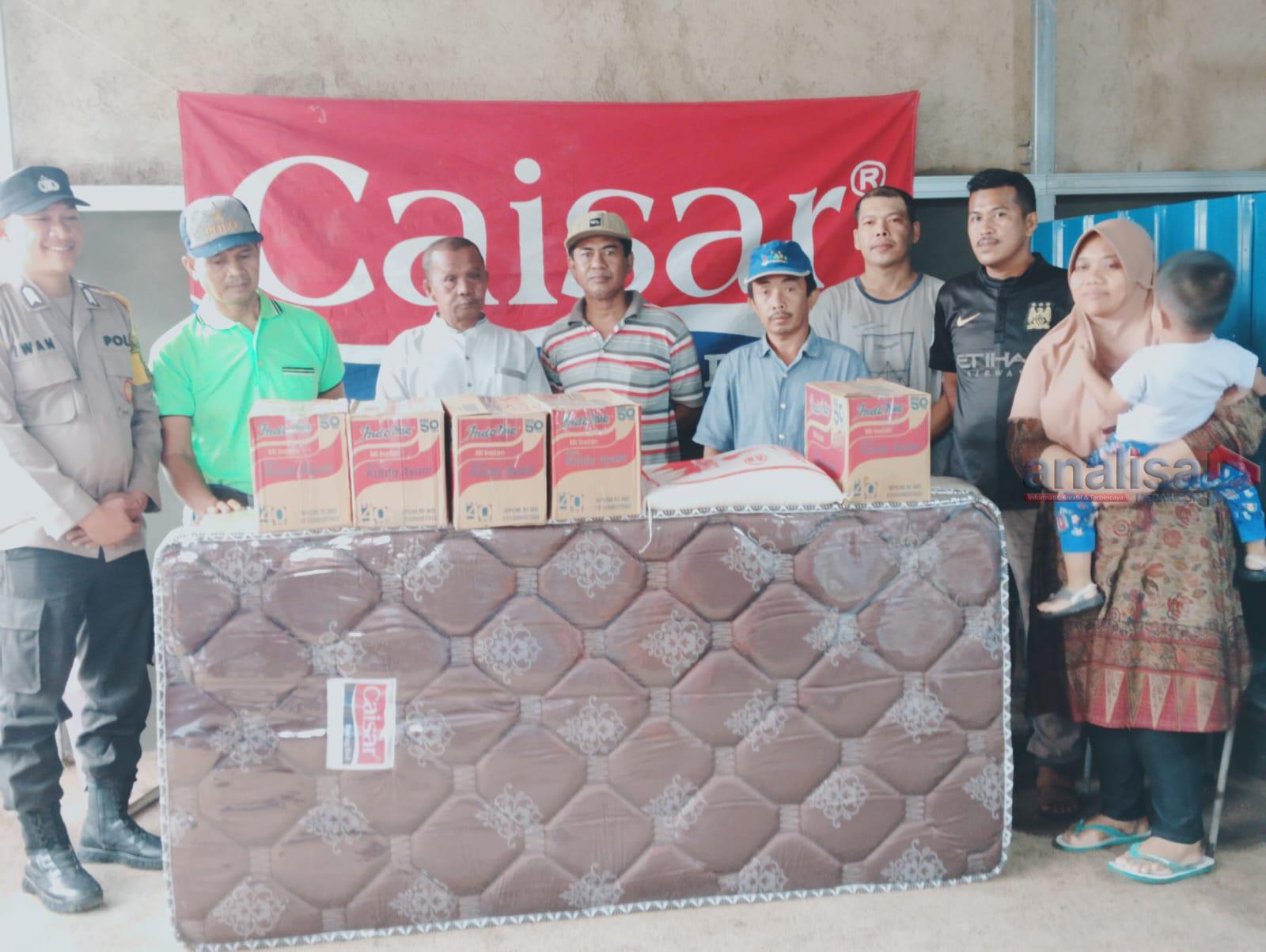 PT Pulau Cahaya Terang-Pabrik Caisar Spring Bed Batam Bantu Korban Kebakaran