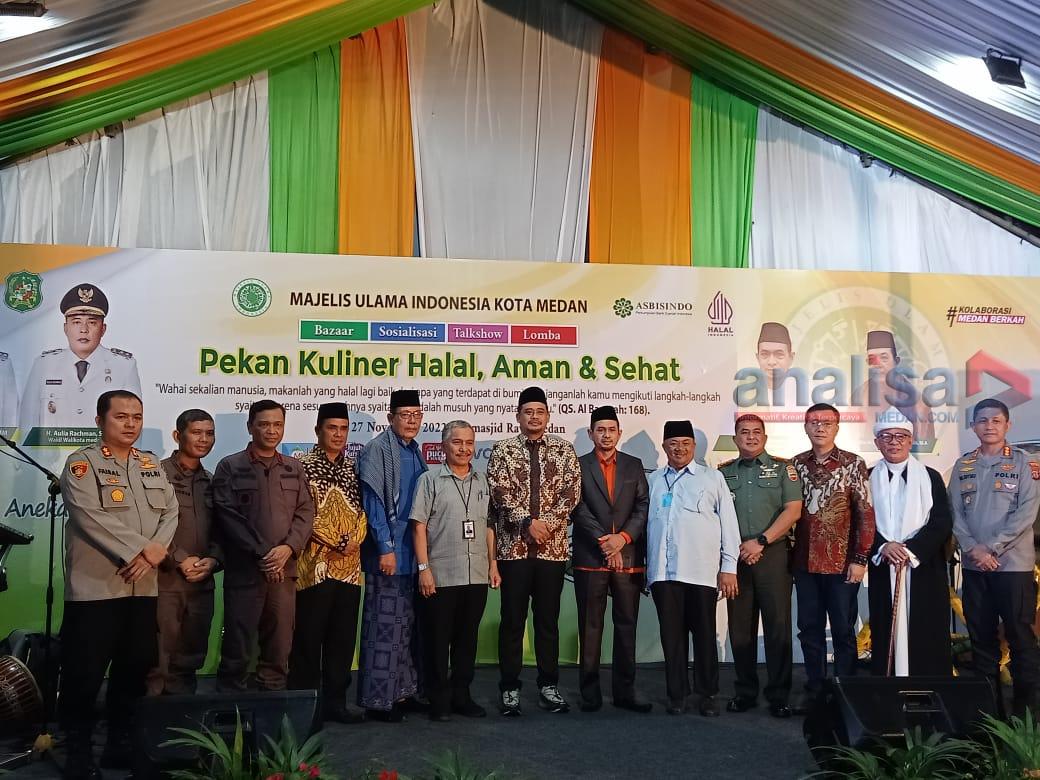 Pekan Kuliner Halal Dibuka, Walikota Medan Apresiasi MUI