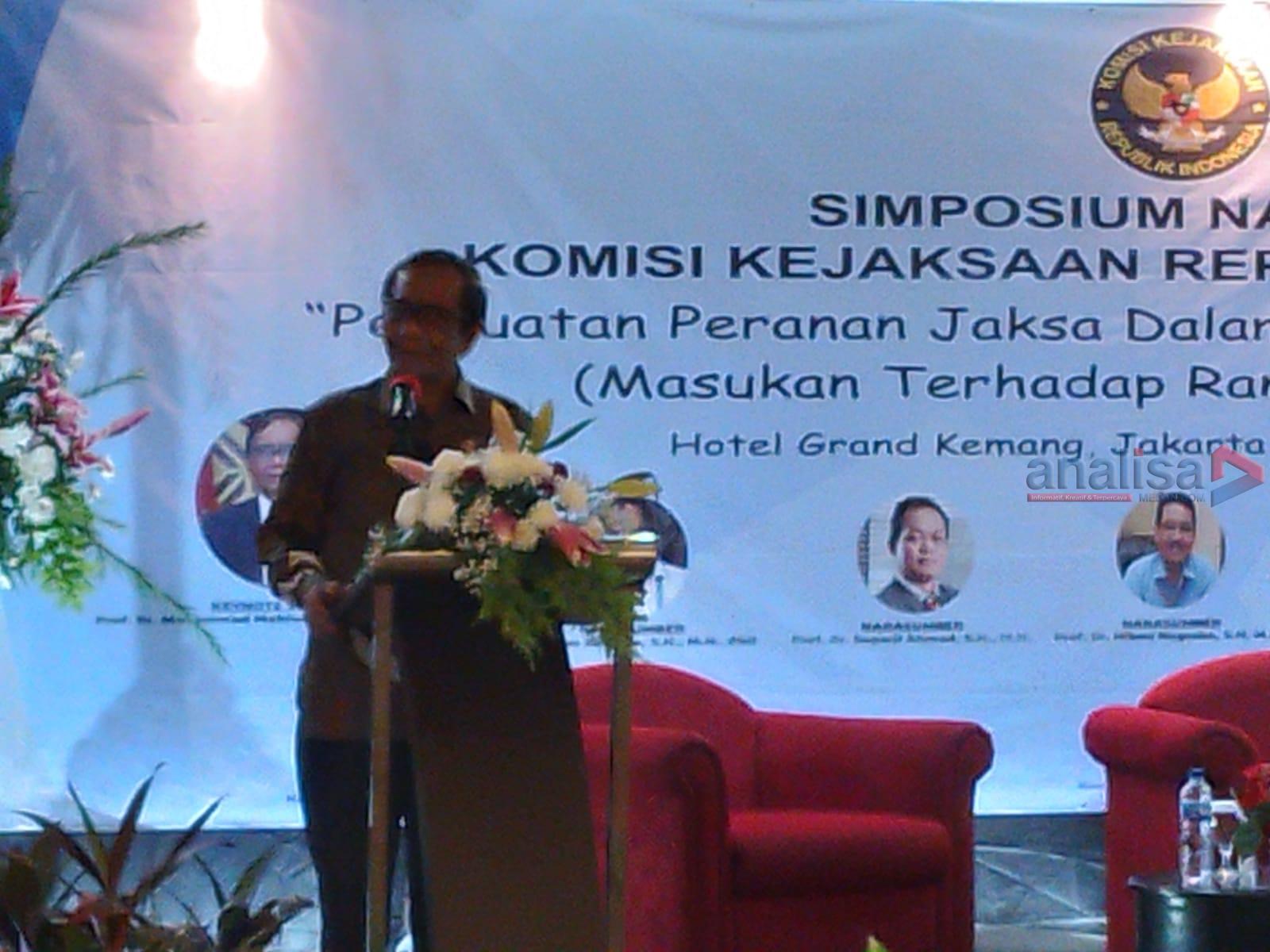 Mahfud MD : Peran Jaksa Strategis Dalam Penegakan Hukum