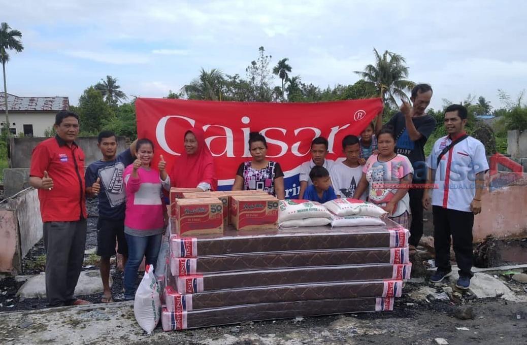Kebakaran di Sunggal, Pabrik Spring Bed Caisar Sumbang Kasur