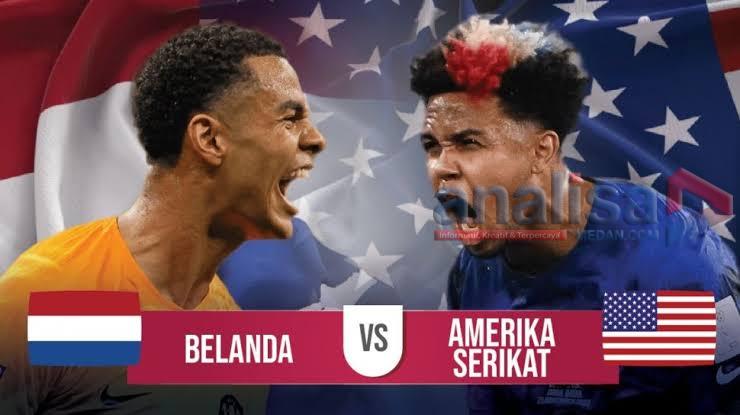 Duel Belanda VS Amerika Serikat, Diprediksi Saling Gempur Dibabak Pertama Untuk Gol Pembuka (16 Besar)