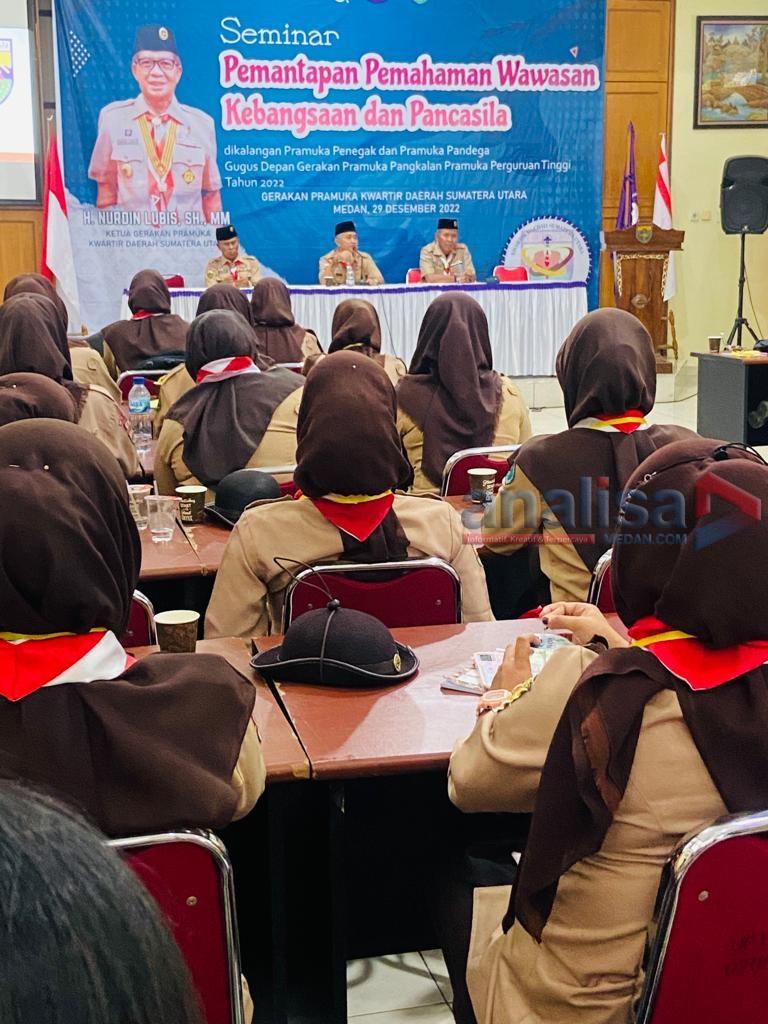 Kwarda Pramuka Sumut Gelar Seminar Pemahaman Wawasan Kebangsaan