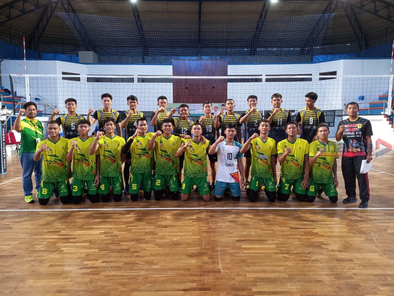 Diajang Poseni NU, Tim Voly PWNU Sumut Kalahkan Babel dan Sulawesi