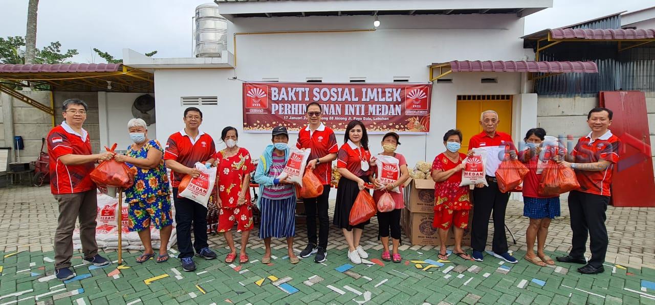 Sambut Imlek, INTI Medan Gelar Bakti Sosial