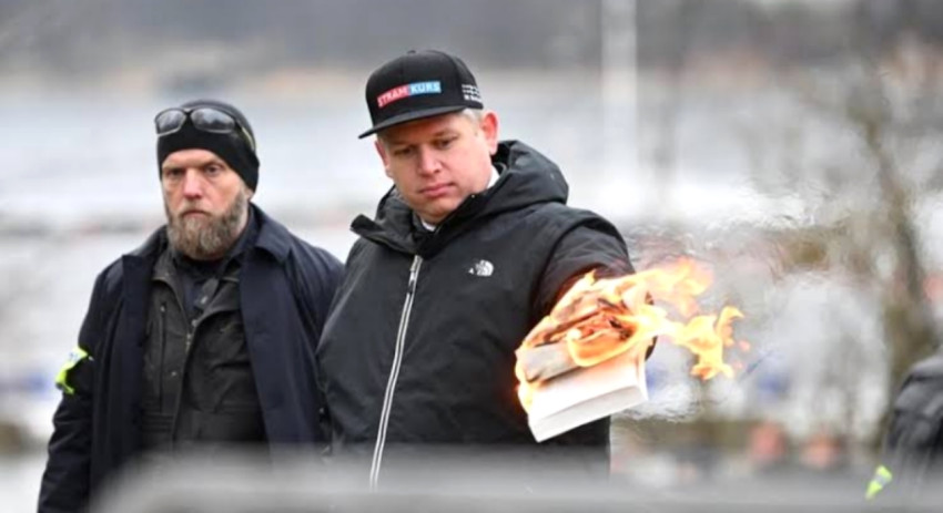 Politisi Swedia Bakar Al-Quran, Berbagai Negara Layangkan Kecaman Termasuk Amerika dan German