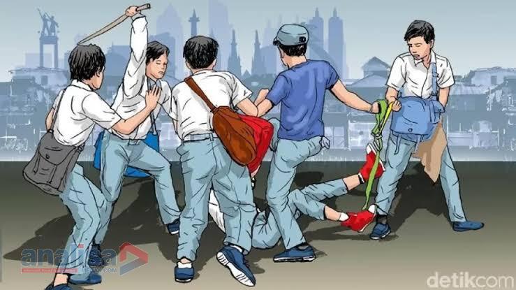 Bak Gengster! Sejumlah Siswa SMA 3 Sibolga Adu Jotos, Diselesaikan Melalui Problem Solving
