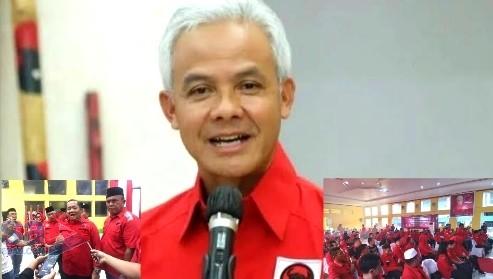 Teriakan Ganjar Presiden, Bergema Saat Deklarasi di Padangsidimpuan