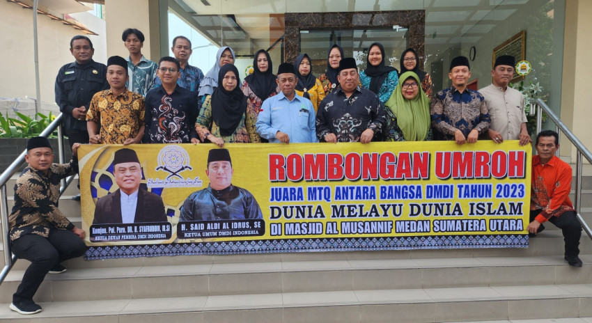 Komjend Pol Purn Syafruddin Berangkatkan Umrah Juara MTQ Antara Bangsa DMDI