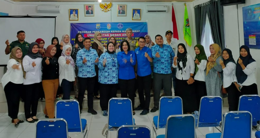 Fakultas Hukum UMA Sosialisasikan Persoalan Narkoba, Kesetaraan Gender dan Peralihan Hak Tanah di Tanjung Morawa B Deli Serdang