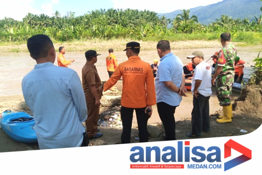 Ketua DPRD Tapsel Turun Langsung Pantau Pencarian Anak 3 Tahun Yang Hanyut