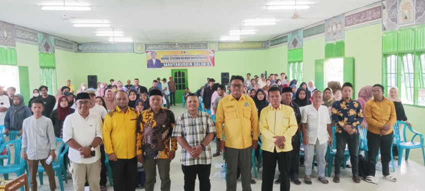 Dihadapan Ratusan Saksi, Ketua DPD Partai Golkar Tanjungbalai Targetkan 11 Kursi Pemilu 2024