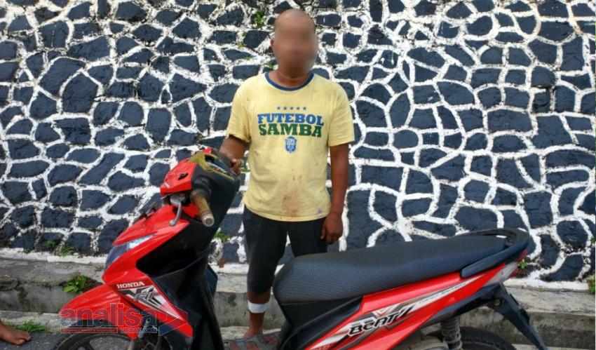 Curi Beat Dari Teras Warga di Sibolga, Sibotak Ini Akhirnya Ditangkap di Taput