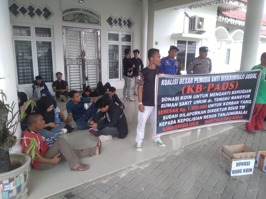 KB PADS Kumpulkan Koin Donasi Ganti Kerugian RSUD Tengku Mansyur