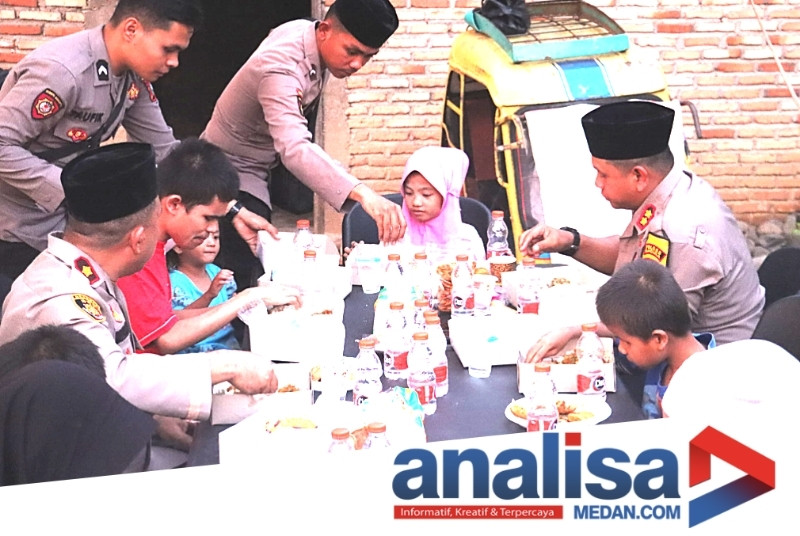 Momen Haru, AKBP Arie Buka Puasa Bersama Keluarga Tuna Netra di Madina