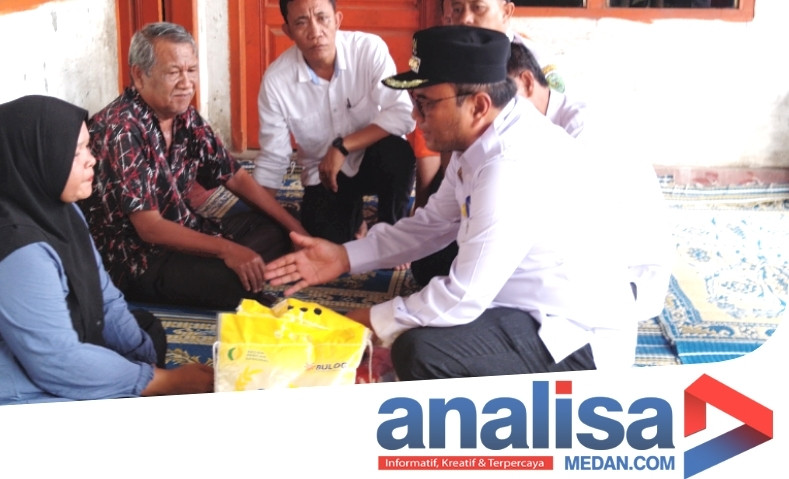 Moment Haru Pj Walikota Padangsidimpuan Temui Korban Kebakaran