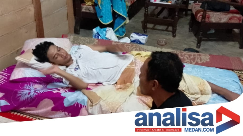 Kisah Yatim Sebatangkara di Sidimpuan Terbaring Lumpuh Ingin Berobat Kerumah Sakit