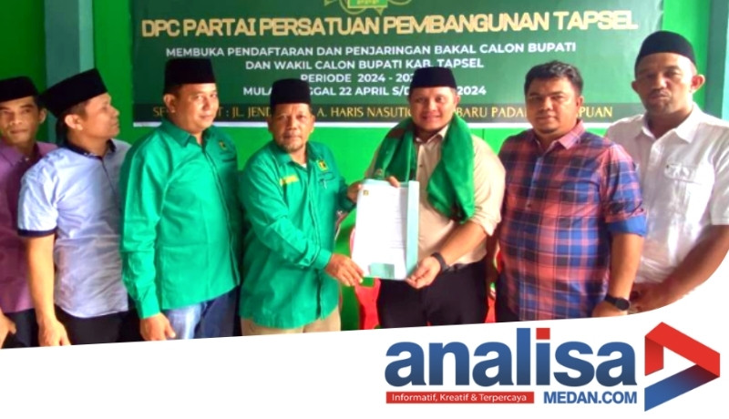 Perkuat Koalisi, Tokoh Muda Tapsel Abdul Basith Mendaftar Ke Partai PPP
