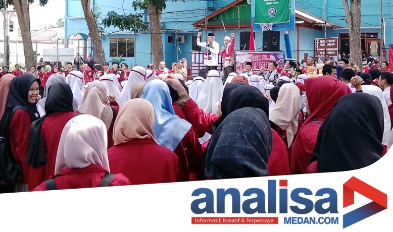 Ratusan Mahasiswa Dan Dosen UM Tapsel Pagi Ini Gelar Orasi Bela Palestina dan Galang Donasi