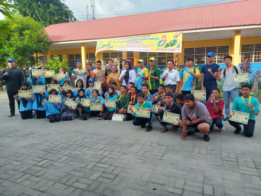 Medan Perjuangan dan Tembung Berbagi Emas Cricket Porkot 2024