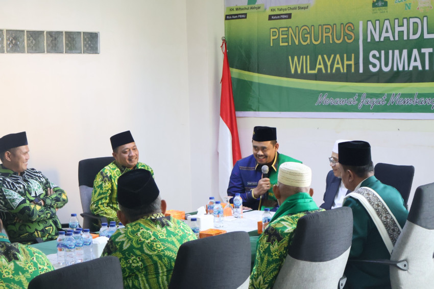 Silaturrahmi ke PWNU Sumut, Bobby : NU Sangat Diperhitungkan