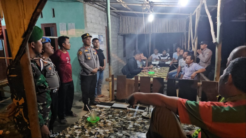 Razia Judi Online dan Miras, Tim Gabungan Sasar Lokasi Warung di Dua Desa