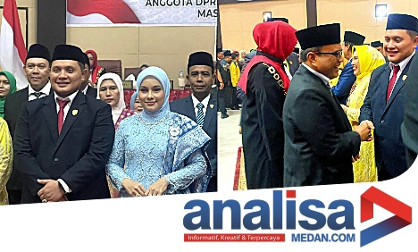 Pelantikan 35 Anggota DPRD Tapsel Berlangsung Haru
