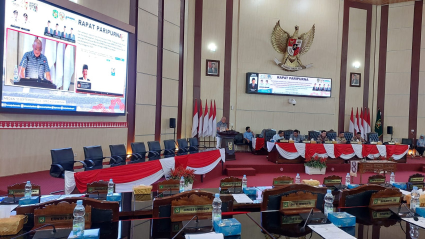 DPRD Medan Sahkan R-APBD 2025, Pendapatan Daerah Diproyeksikan Rp7,44 Triliun