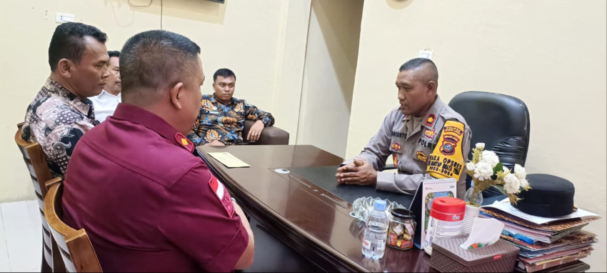 Jalin Sinergitas, Wakapolres Palas Terima Audensi Kepala Rutan Sibuhuan