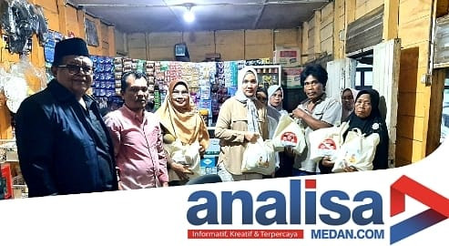 4 KK Terdampak Longsor di Tapsel, Ny Rosalina Dolly Pasaribu Pastikan Bantuan di Salurkan