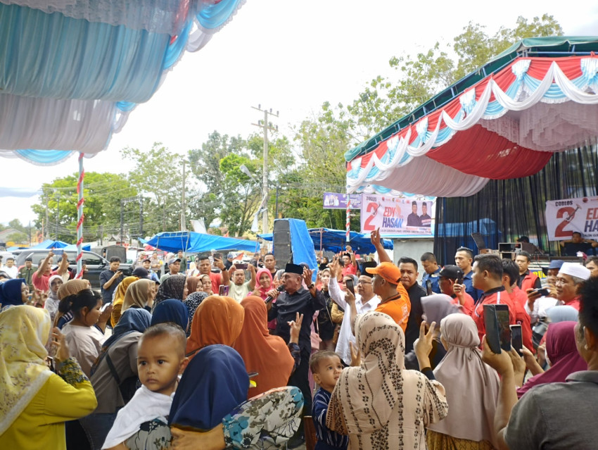 Edy Rahmayadi Ajak Warga Palas Pilih Pemimpin Bijaksana