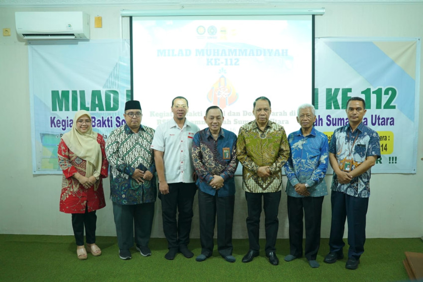 Milad  Muhammadiyah ke 112,  RSU Muhammadiyah Sumut Gelar Bakti Sosial dan Donor Darah