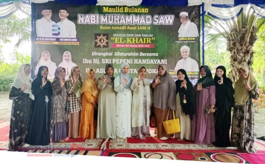 Kaum Ibu Istiqomah Dukung Pasangan Yusuf-Bayu