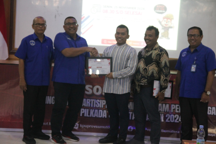 FISIP UMA Berkerja Sama dengan KPU Sumut Gelar Sosialisasi Peningkatan Partisipasi Pemilih
