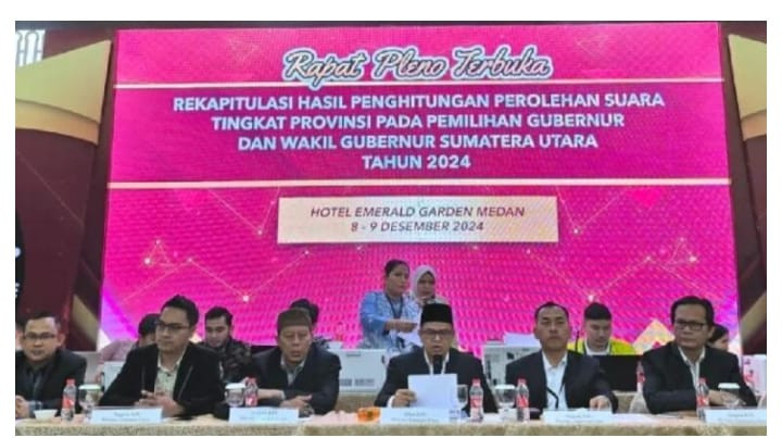 KPU Sumut Gelar Rekapitulasi Hasil Penghitungan Suara Pilgubsu