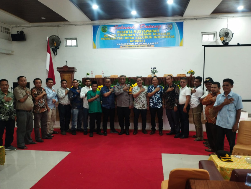 Muscab Perdana, Gusna Diandi Terpilih Ketua APDESI priode 2025-2030