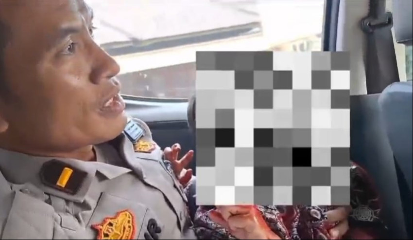 Kanit Patroli Satlantas Polres Palas Selamatkan Pelajar SD Korban Laka Lantas