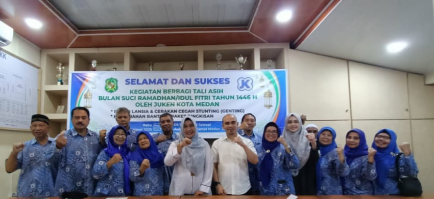 Kaper Kemendukbangga/BKKBN Sumut Hadiri Pemberian Tali Asih Digelar
