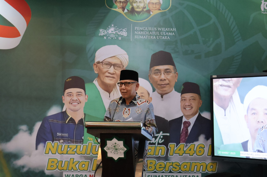 PWNU Sumut Peringati Nuzulul Quran, Gubsu Ajak NU Bersinergi dengan Pemerintah