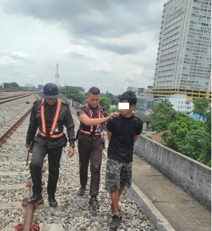 KAI Divre I Sumut Tangkap Pelaku Pencurian Kabel Sinyal dan Telekomunikasi di Petak Jalan Stasiun Medan - Pulu Brayan