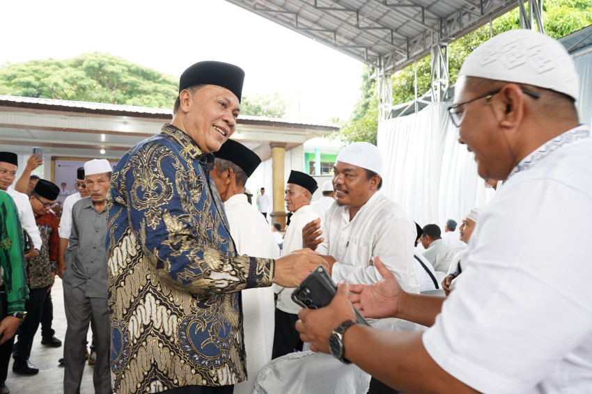 Kakanwil Kemenagsu Hadiri Manasik Haji Deli Serdang  : Niatkan Ibadah Haji Mengharap Ridha Allah