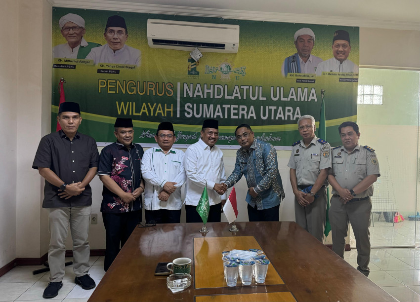 PWNU Sumut Siap Berkolaborasi Program Keumatan dengan Kanwil BPN Sumut