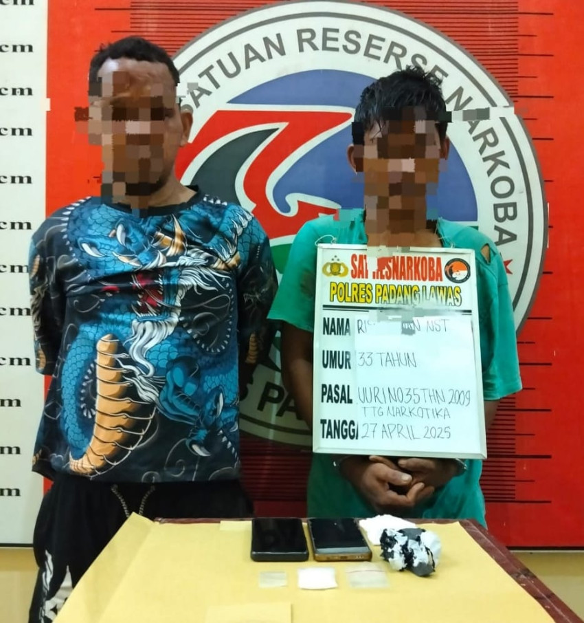 Pengendar Sabu di Hutaraja Tinggi Ditangkap Opsnal Resnarkoba Polres Palas