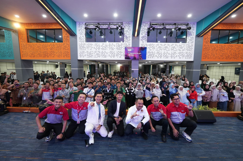 Diacara JNE Creative Workshop, Ketua PWI Sumut Motivasi Mahasiswa UMSU