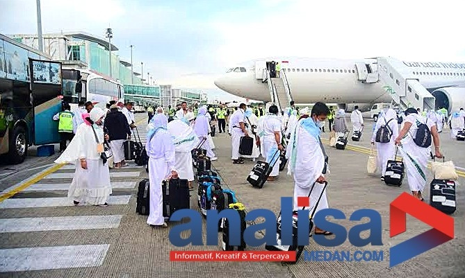 Jamaah Haji Kloter 13 Tiba di Sidimpuan Pada Jum'at Malam